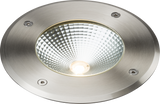 230V IP65 9W LED Stainless Steel Recessed Ground Light 3000K - Image 1