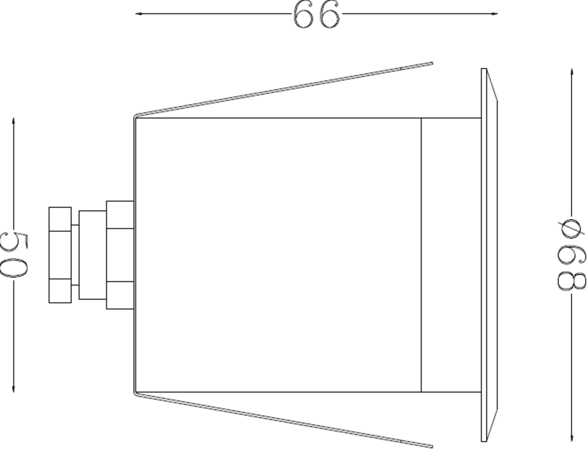 Stainless Steel Recessed Ground Light - 5W Warm White