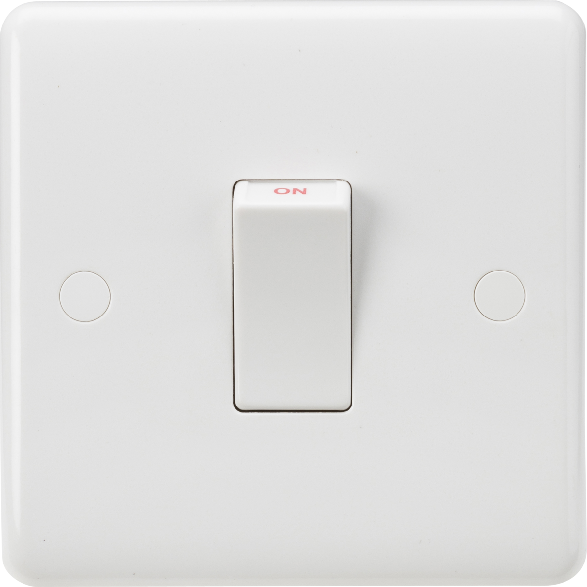 Knightsbridge 45A DP Switch - White Rocker