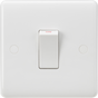Knightsbridge 45A DP Switch - White Rocker