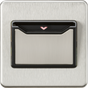 32A 1G Key Card Switch - Brushed Chrome