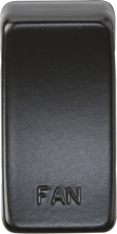Switch Cover "Marked FAN" in Matt Black - GDFANMB
