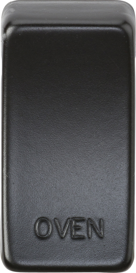 Switch Cover 'Marked OVEN' - Matt Black