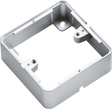 Knightsbridge 1G Surface Box - Grey suitable for Screwless Installations