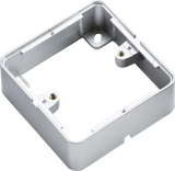 Knightsbridge 1G Surface Box - Grey suitable for Screwless Installations