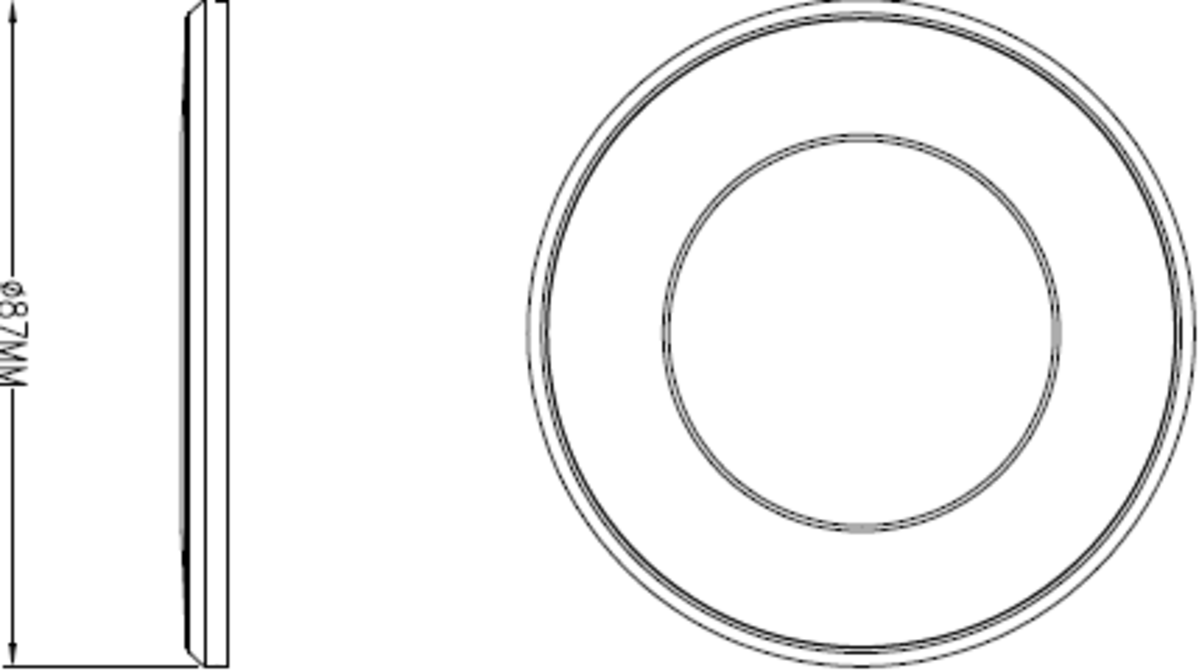 CFR Downlight Bezel - Alternative View