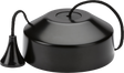10AX 2-way Pull Cord Switch - Matt Black