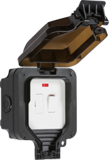 IP66 13A Switched Fused Spur Unit with Neon - Robust Weatherproof Solution