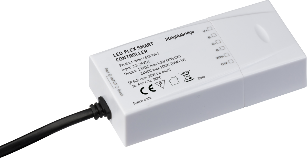 12V / 24V LED Flex WIFI Controller - Smart Home Lighting Control