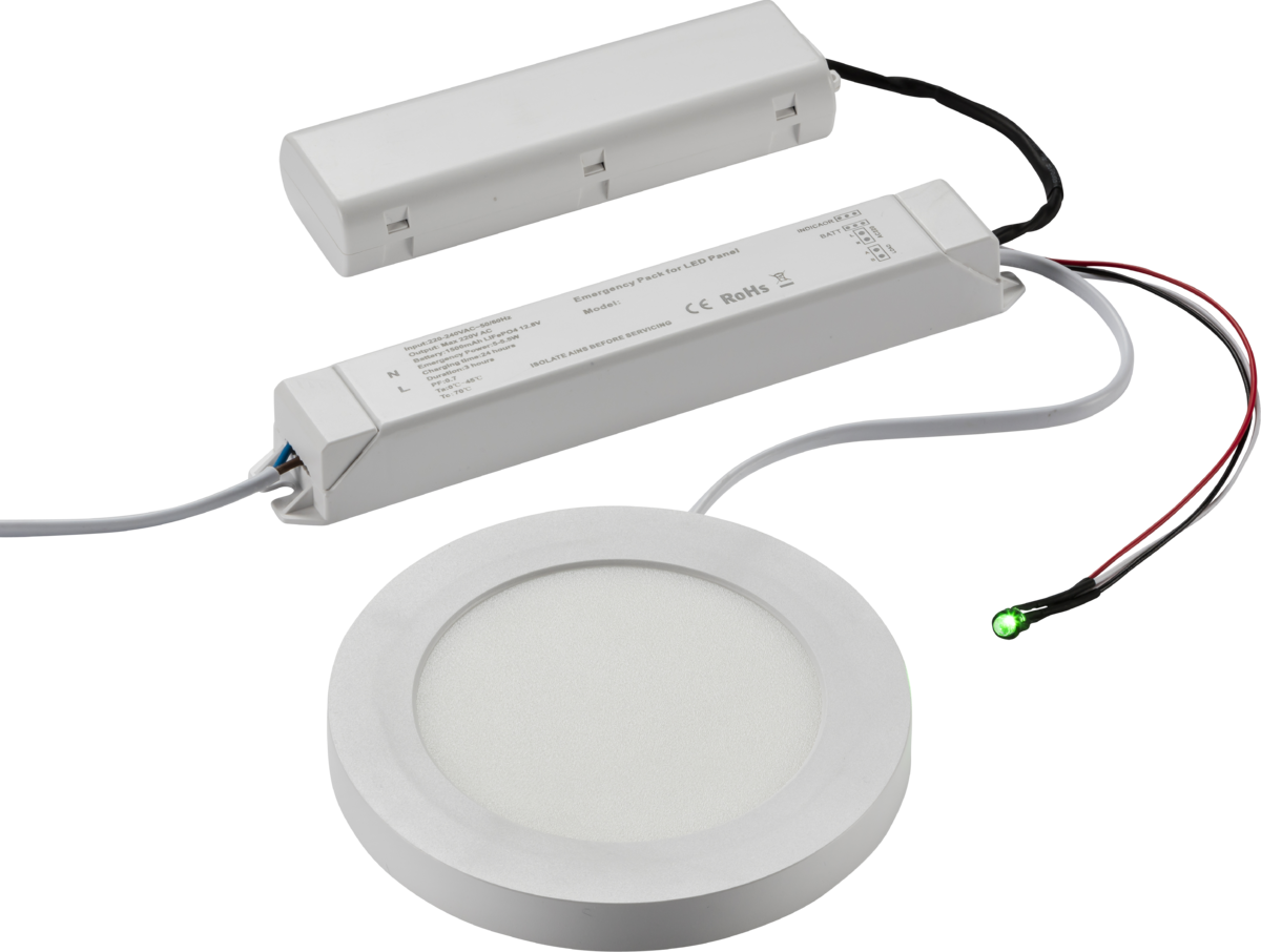 230V CPL Downlight Emergency Kit - IP20, Lithium Battery