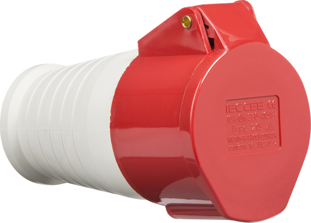 415V IP44 16A Connector 3P+N+E - ML Accessories