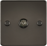 ML Accessories TV Outlet (non-isolated) - Gunmetal