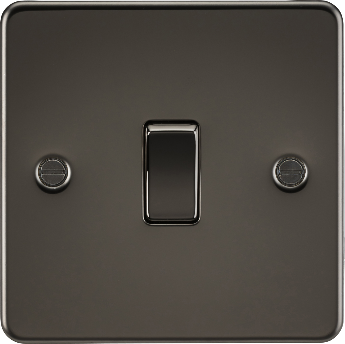 10AX 1G Intermediate Switch - Gunmetal with Brushed Chrome Finish