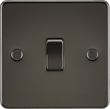 10AX 1G Intermediate Switch - Gunmetal with Brushed Chrome Finish