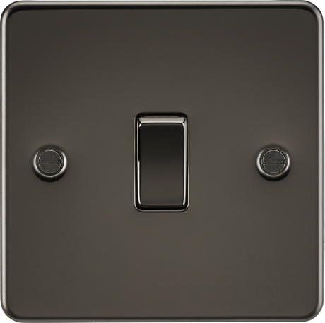10AX 1G Intermediate Switch - Gunmetal with Brushed Chrome Finish