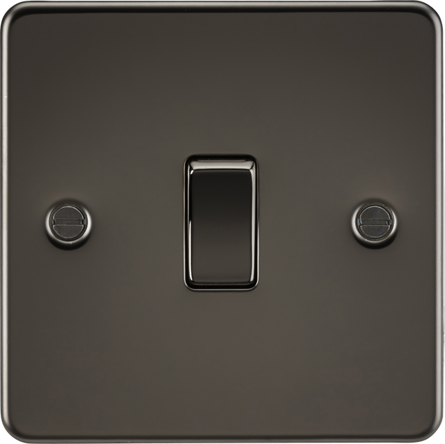 10AX 1G Intermediate Switch - Gunmetal with Brushed Chrome Finish