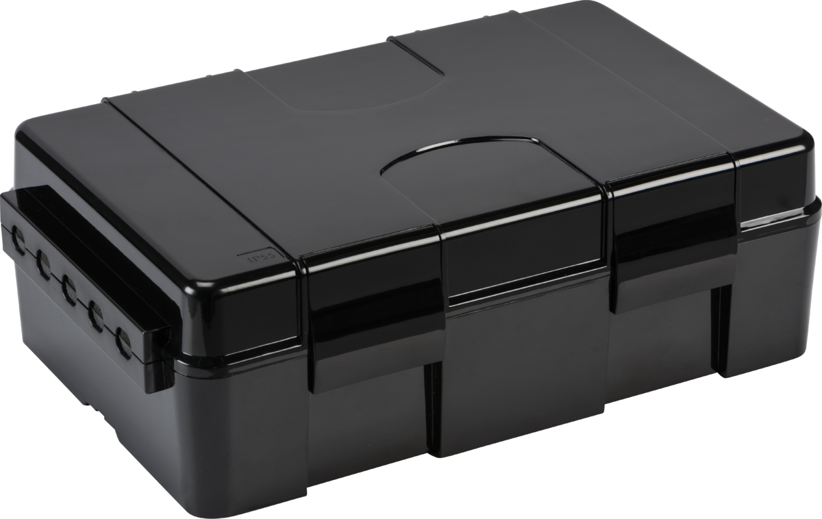IP55 Weatherproof Garden Box - Black - Main Image