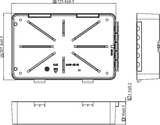 IP55 Weatherproof Garden Box - Black - Alternative Image 2