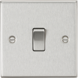 10AX 1G 2-Way Plate Switch - Brushed Chrome