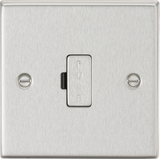 13A Fused Spur Unit - Brushed Chrome