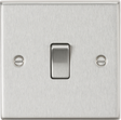 ML Accessories 20A 1G DP Switch - Brushed Chrome