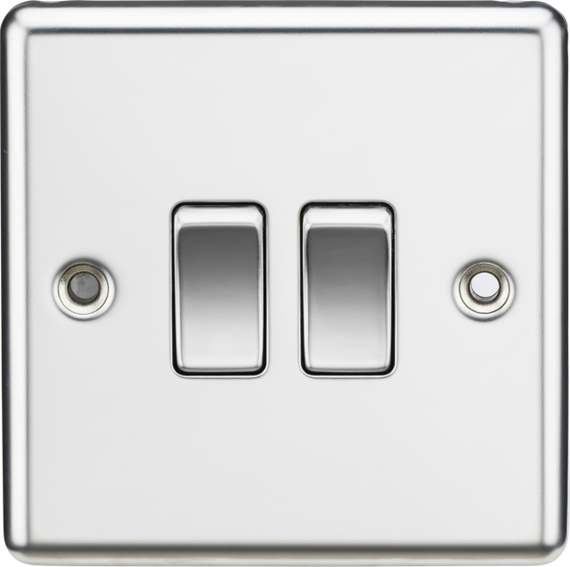 10AX 2G 2-way Switch - Polished Chrome