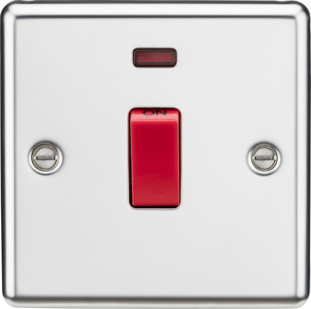 45A DP Switch with Neon - Polished Chrome