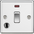 20A 1G DP Switch with Neon - Polished Chrome