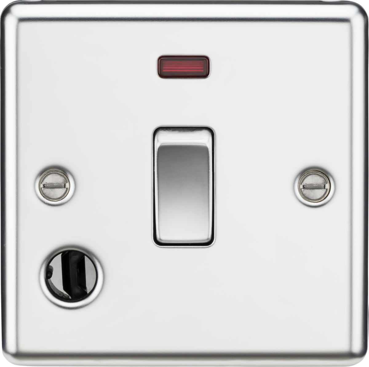 20A 1G DP Switch with Neon - Polished Chrome