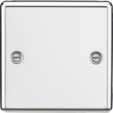 1G Blanking Plate - Polished Chrome