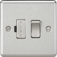 13A Switched Fused Spur Unit - Brushed Chrome