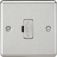 13A Fused Spur Unit - Brushed Chrome