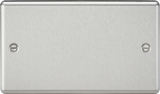 2G Blanking Plate - Brushed Chrome