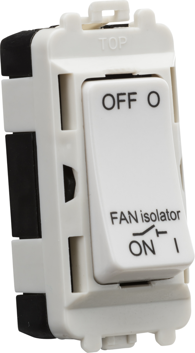 10A Fan Isolator Module - White by ML Accessories
