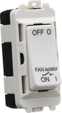 10A Fan Isolator Module - White by ML Accessories