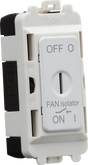 10A Fan Isolator Key Switch Module - Matt White