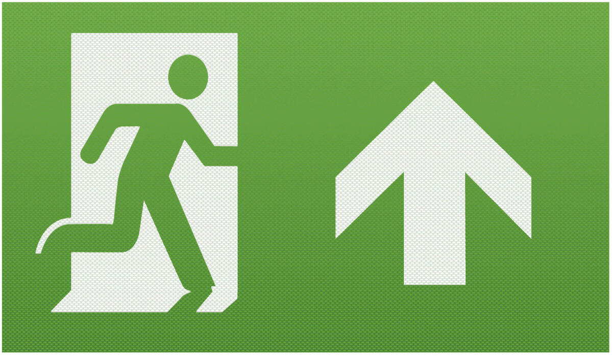 Running Man Legend Kit of 2 - Upward Facing Arrow