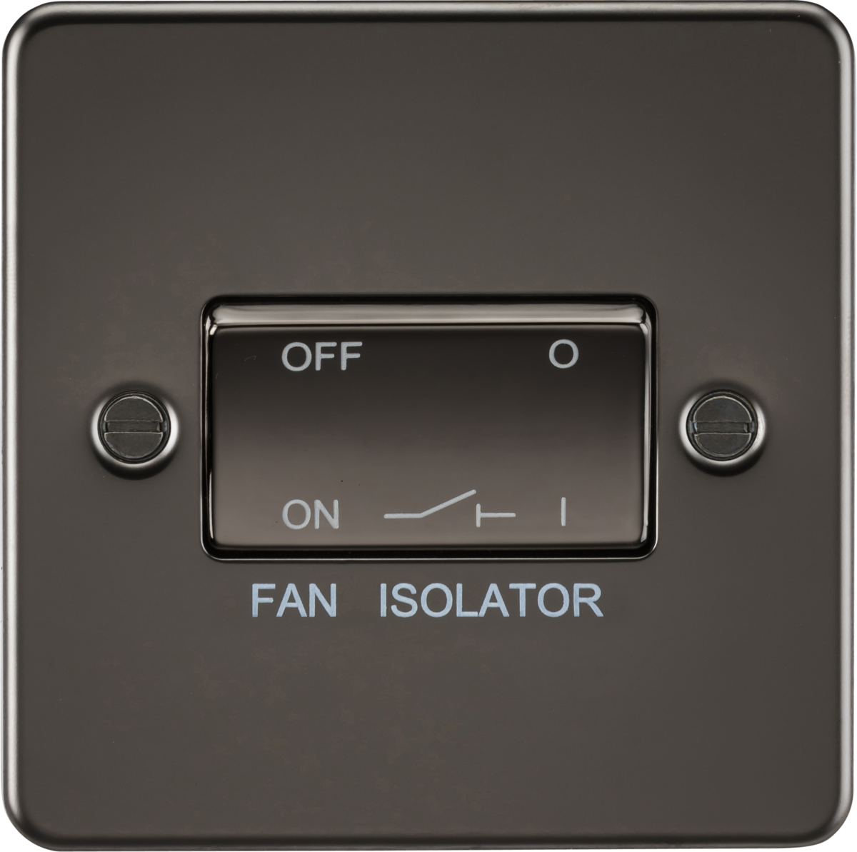 10A Fan Isolator Switch - Gunmetal