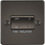 10A Fan Isolator Switch - Gunmetal