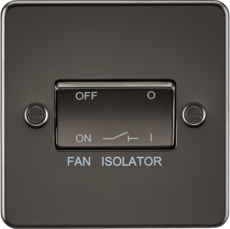 10A Fan Isolator Switch - Gunmetal