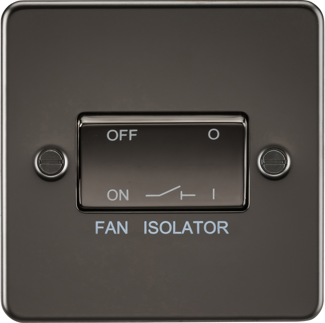10A Fan Isolator Switch - Gunmetal