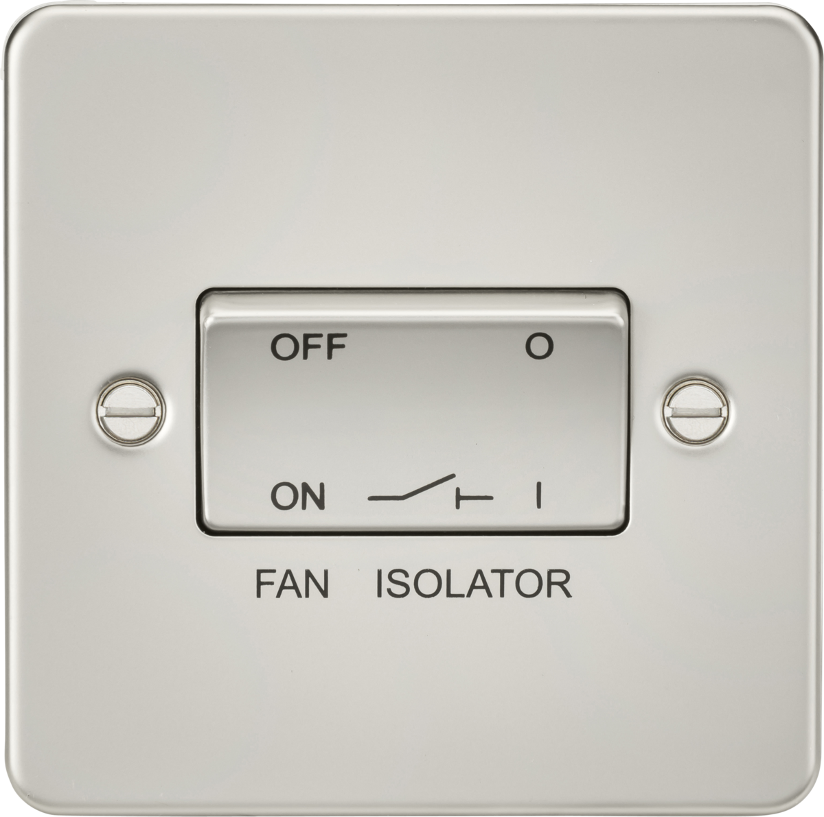 10A Fan Isolator Switch - Pearl, 10AX, Triple Pole