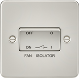10A Fan Isolator Switch - Pearl, 10AX, Triple Pole