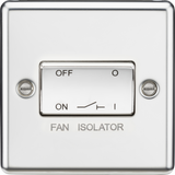 10A Fan Isolator Switch - Polished Chrome