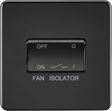 10A Fan Isolator Switch - Matt Black