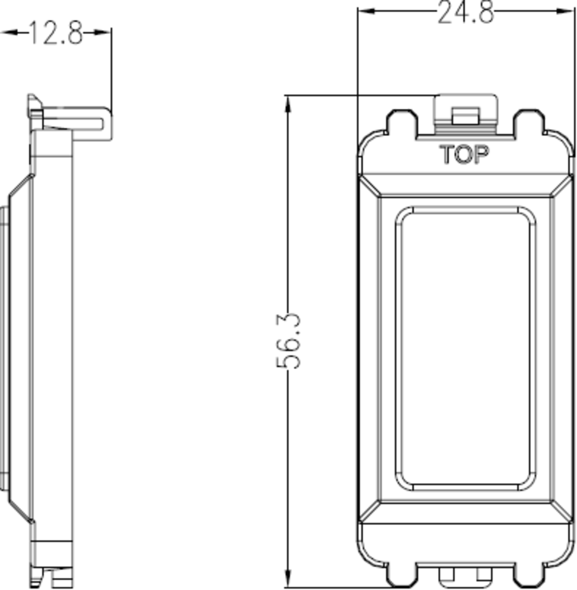 Blank Grid Module - Anthracite Image