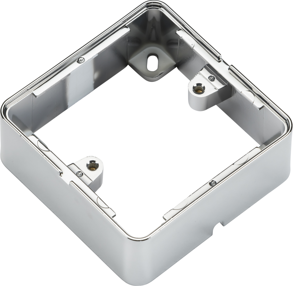 1G Surface Box - Polished Chrome Effect