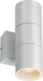 230V IP54 GU10 Up and Down Wall Light - White