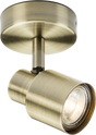 230V GU10 Single Spotlight - Antique Brass