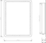 Back-lit LED Bathroom Mirror